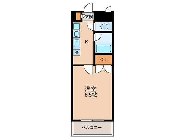 ハウザー高畑の物件間取画像